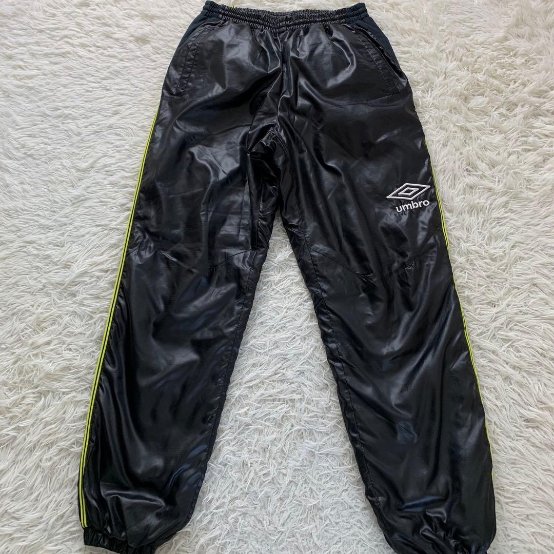 美品■umbro ウィンドブレーカ セットアップ 中綿 ブラック