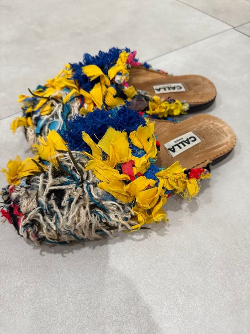 【Afro-de-porori 】CALLA バブーシュ　サボ