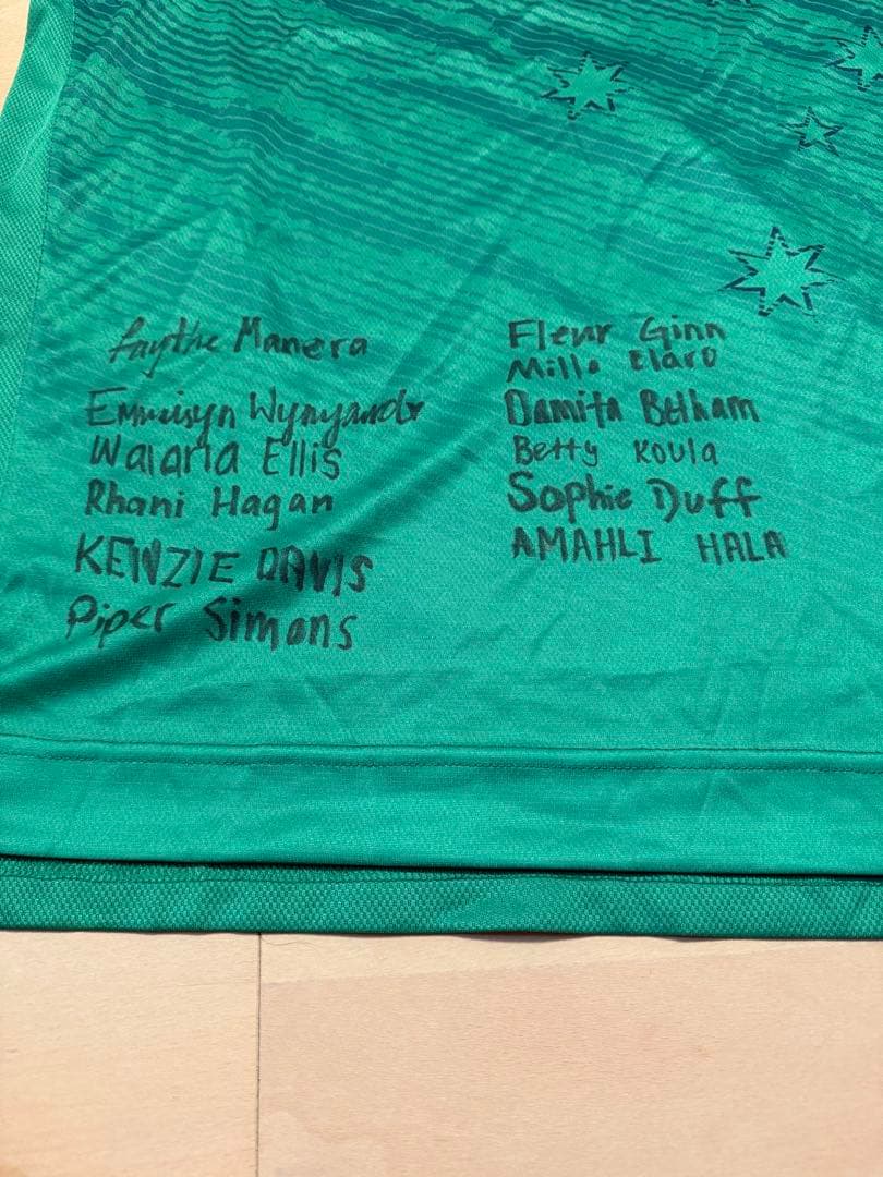 ラグビー　オーストラリア代表 Wallaroos 支給品　シャツ L asics