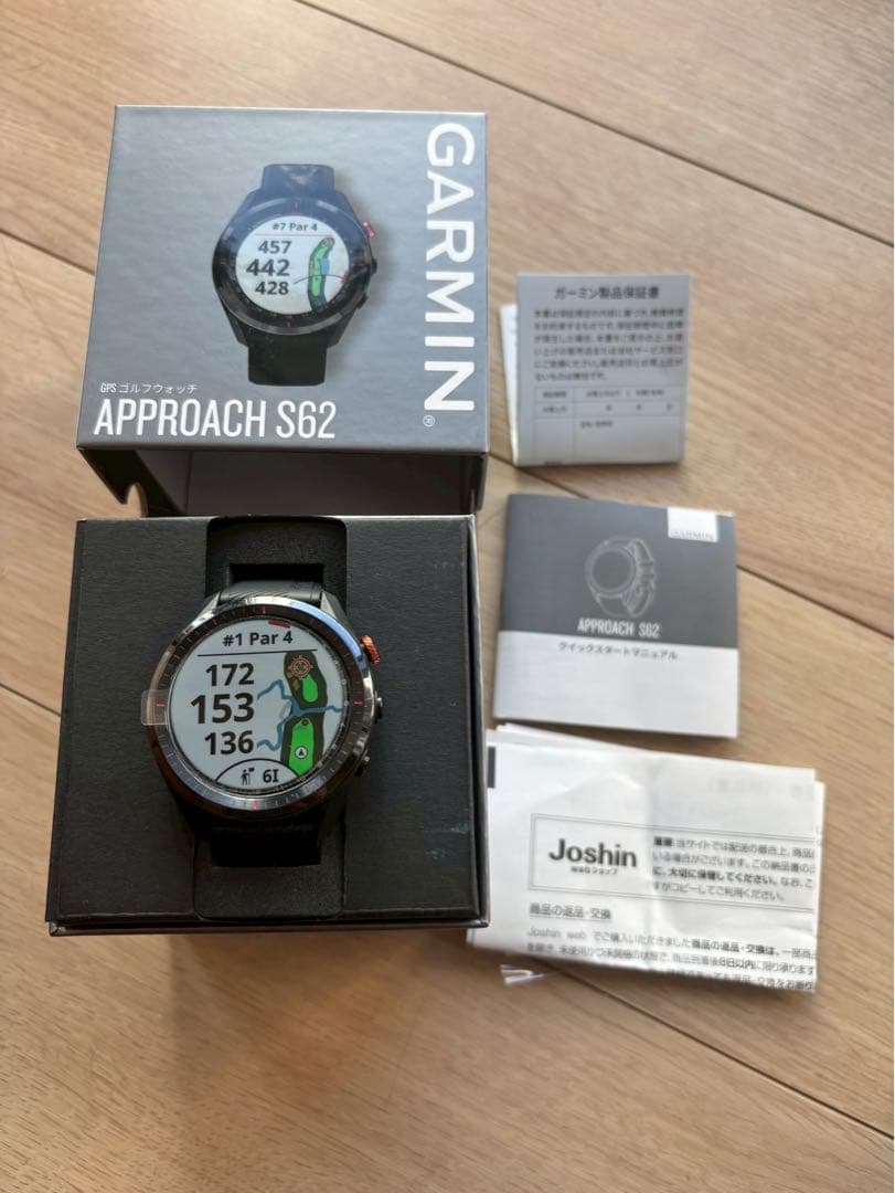Garmin GPSナビ ゴルフ用　Approach S62 ブラック