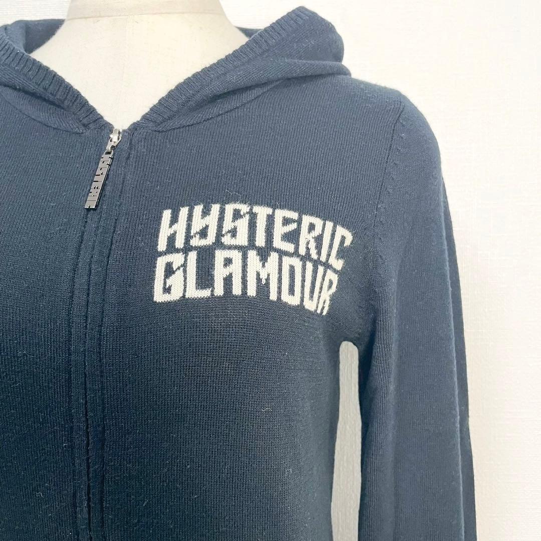 y2k❤️00s HYSTERIC GLAMOUR ヒスガール ニットパーカー
