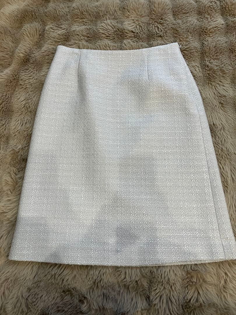 美品✩グリーンレーベル ツイード ノーカラージャケット 卒業式 入学式 スーツ