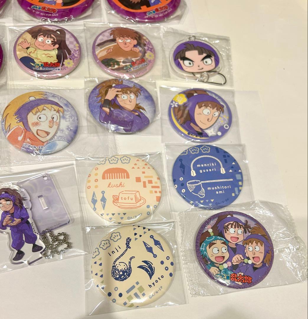 25点　忍たま　尾浜勘右衛門　鉢屋三郎　竹谷八左ヱ門　缶バッジ　アクリルスタンド