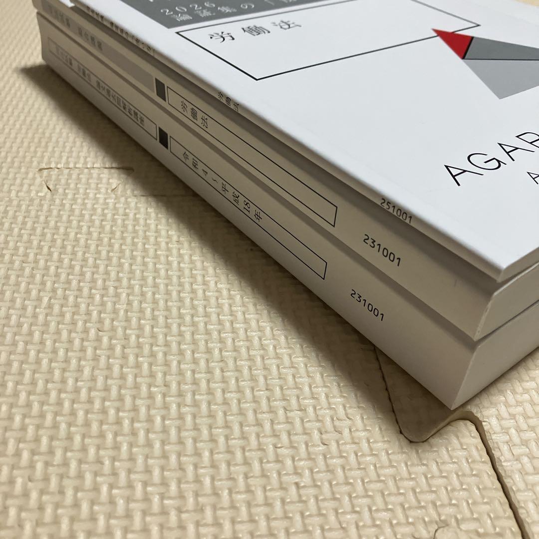 アガルート　司法試験　2024 労働法　総合講義　過去問解析講座　論証集