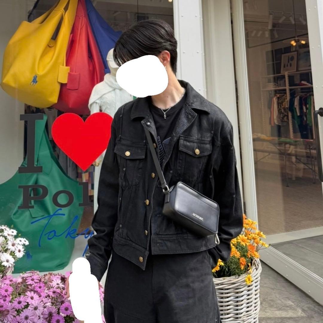 【定価14万】KUSIKOHC デニムジャケット リベット装飾