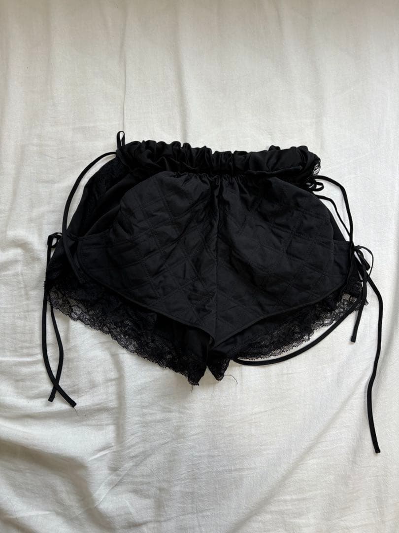 パンツ litmus Irene Quilted lingerie shortpants
