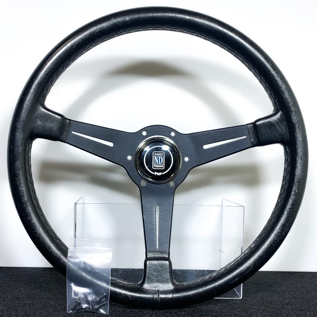 ナルディ クラシック ブラックスポーク レザーステアリング FET 正規品