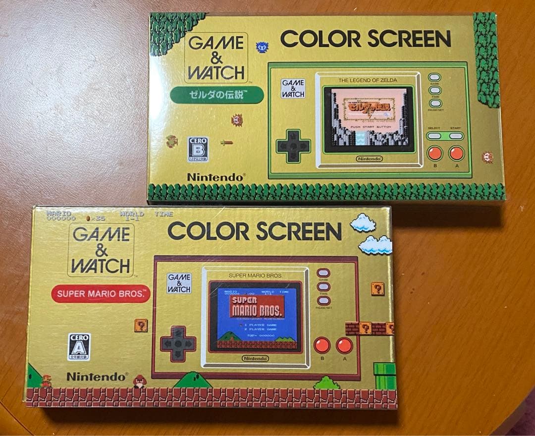 【ゼルダのみ新品未開封】Game & Watch:ゼルダの伝説スーパーマリオ