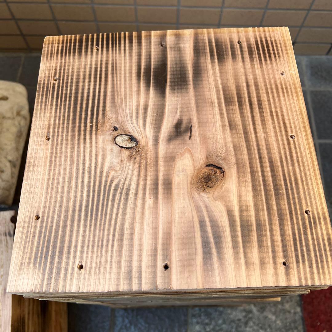 日本ミツバチ重箱式巣箱　手作り　6段　　　505