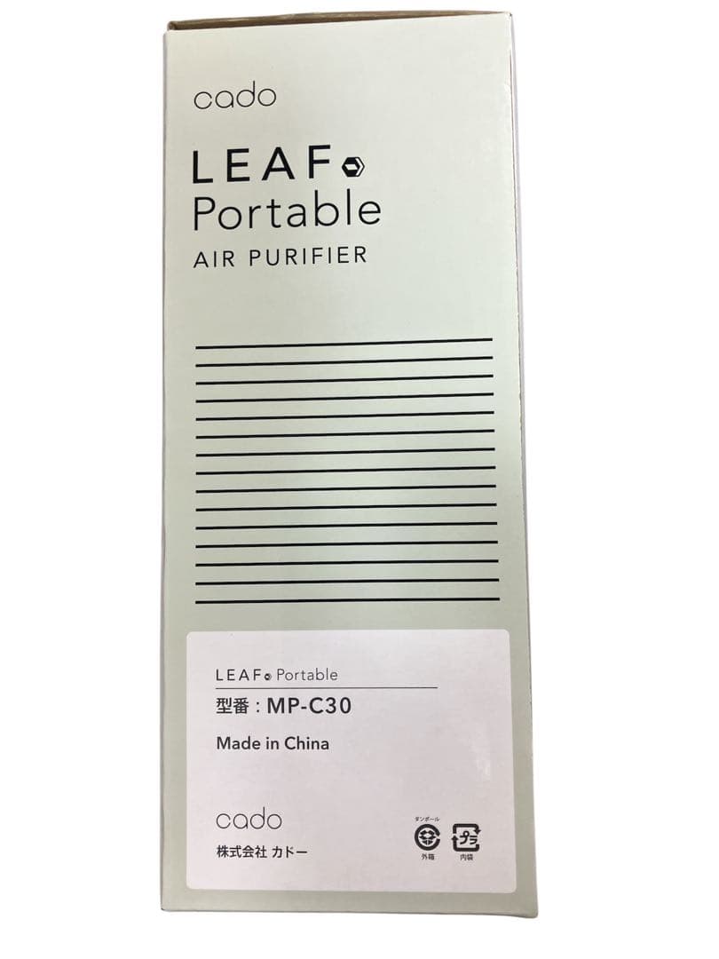 Cado LEAF Portable 空気清浄機 MP-C30