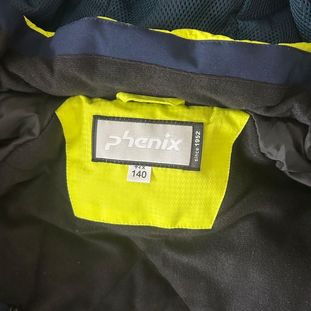 【新品・未使用】phenix スキーウエア上下セット 140cm グローブ付き