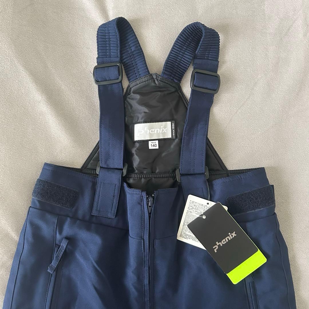 【新品・未使用】phenix スキーウエア上下セット 140cm グローブ付き
