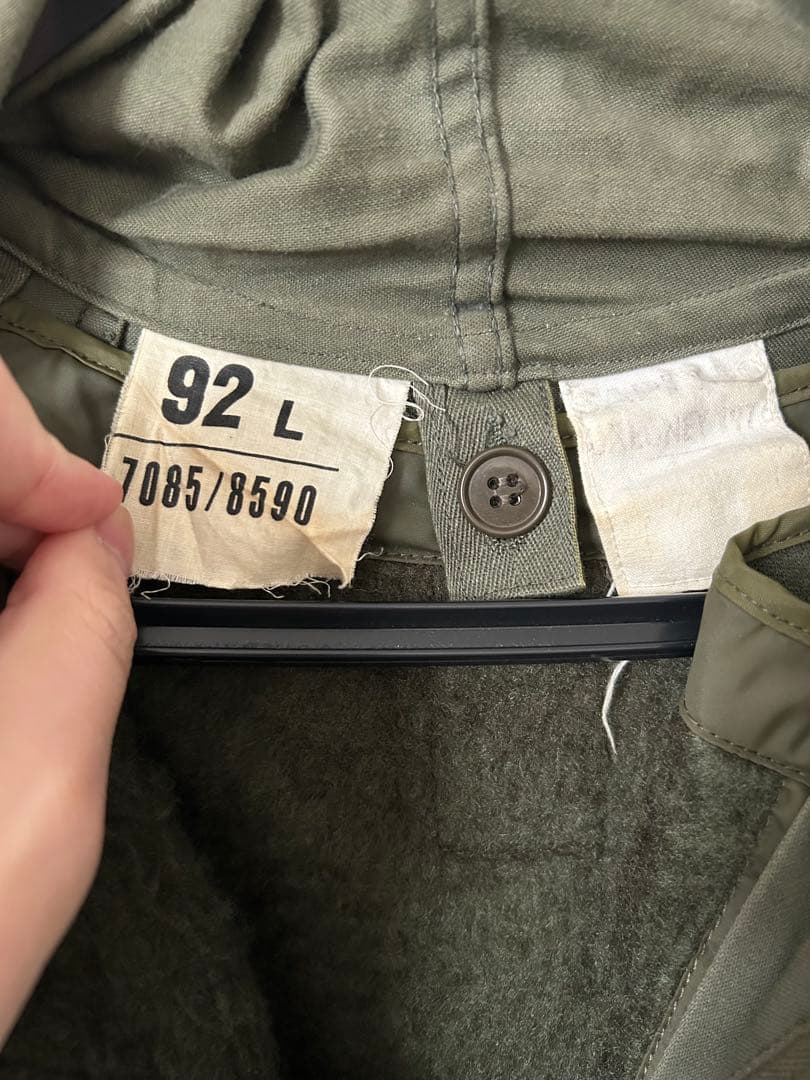 良品✨【即日発送】70年代後半フランス軍 M64 モッズコート ライナー付　古着