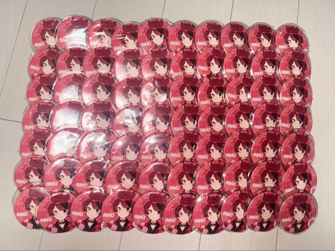 値下げ中！すとぷり 莉犬 缶バッジ りぬわん 法被 70個 すたーとらいふっ