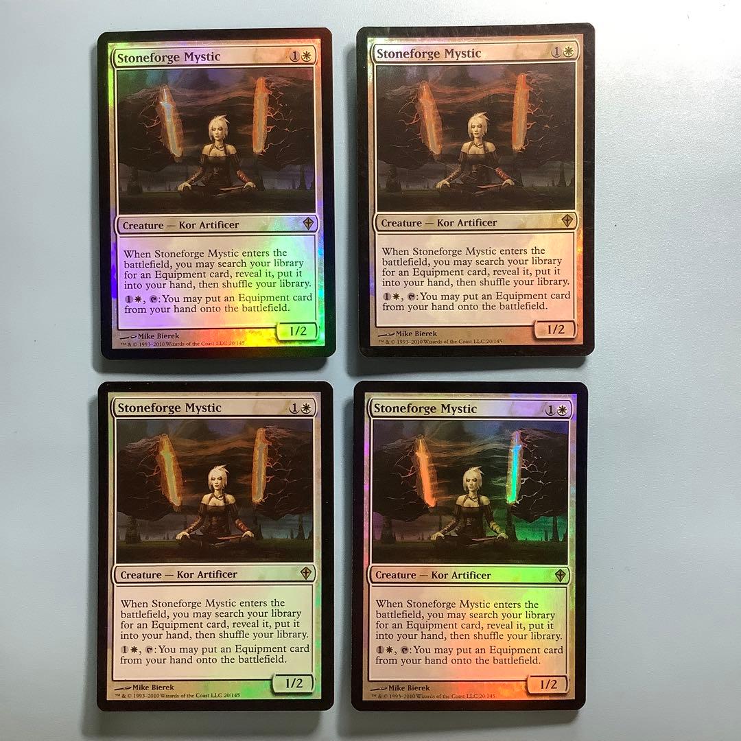 石鍛冶の神秘家/Stoneforge Mystic WWK英語foil4枚セット