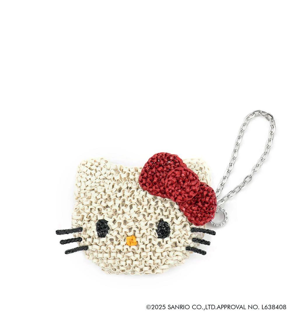 ✨ 凪です✨アンテプリマ ハローキティ/ポーチ/マットホワイト新品未使用品