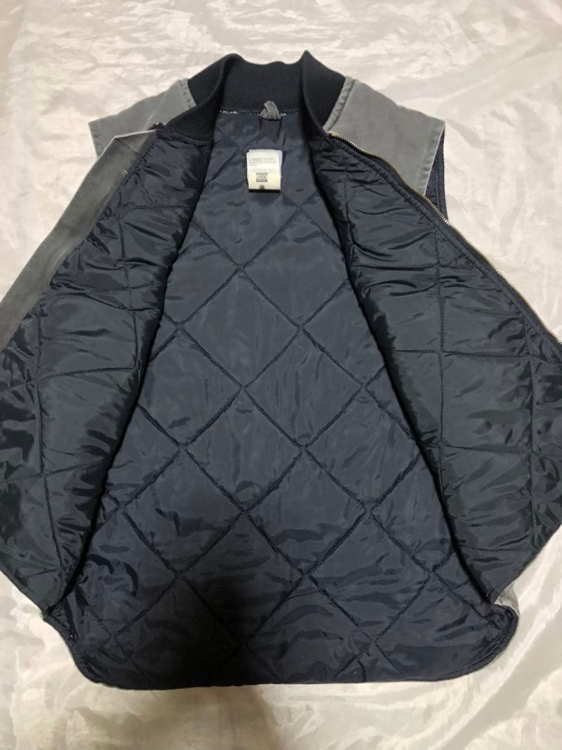 超レアカラー CMT 01’s USA製 Carhartt ダックベスト 腰ゴム