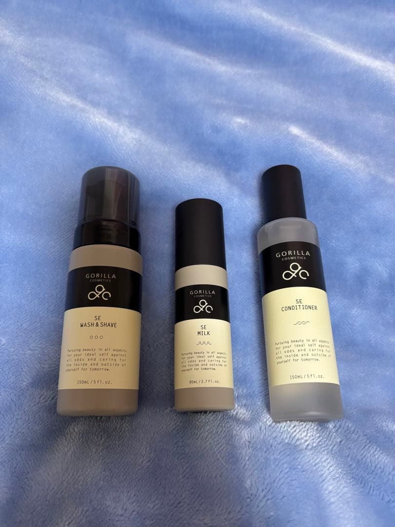 ゴリラクリニック　洗顔料、化粧水、乳液 3点セット