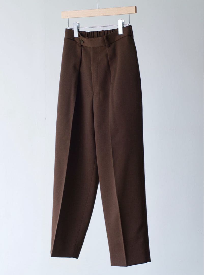 MARKAWARE CLASSIC FIT TROUSERS サイズ3 ブラウン