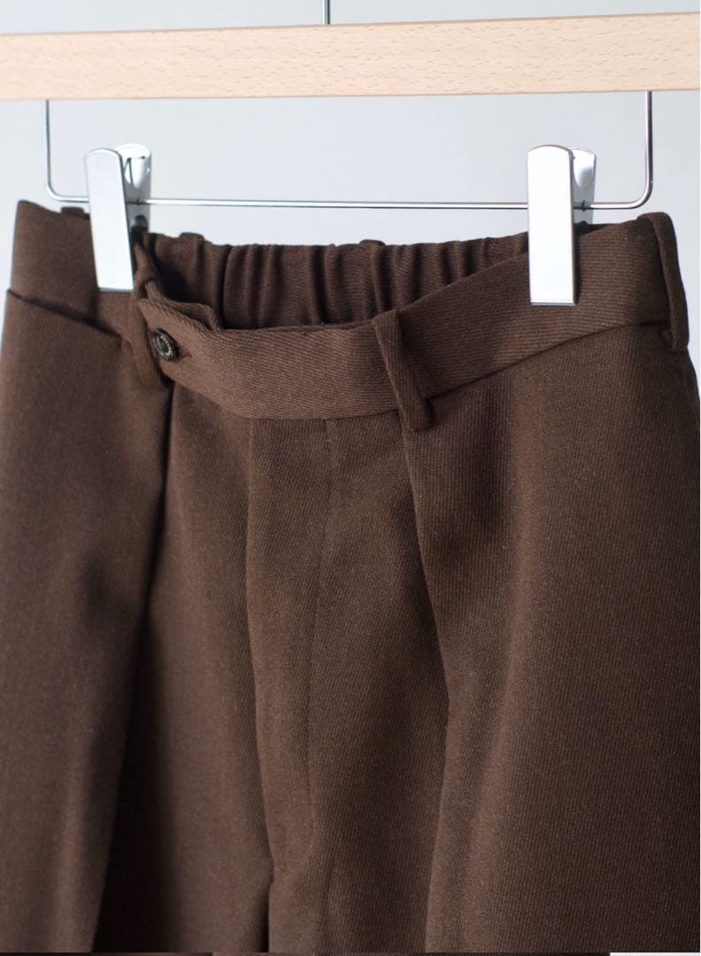MARKAWARE CLASSIC FIT TROUSERS サイズ3 ブラウン