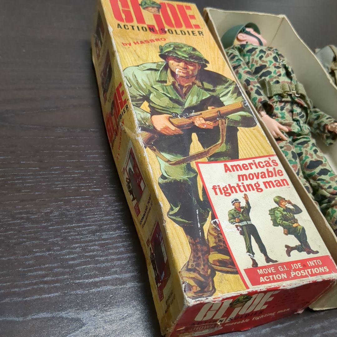 60年代ハスブロ　GIJOE （giジョー）箱付き 通信器　背嚢　ポンチョなど