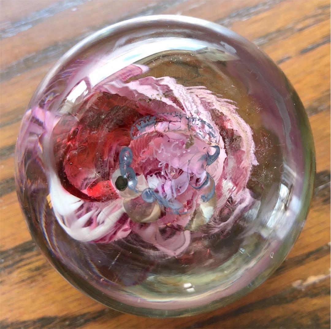 レア　イタリア製　作家　ヴィンテージ ヴェネツィアングラス　ペーパーウエイト