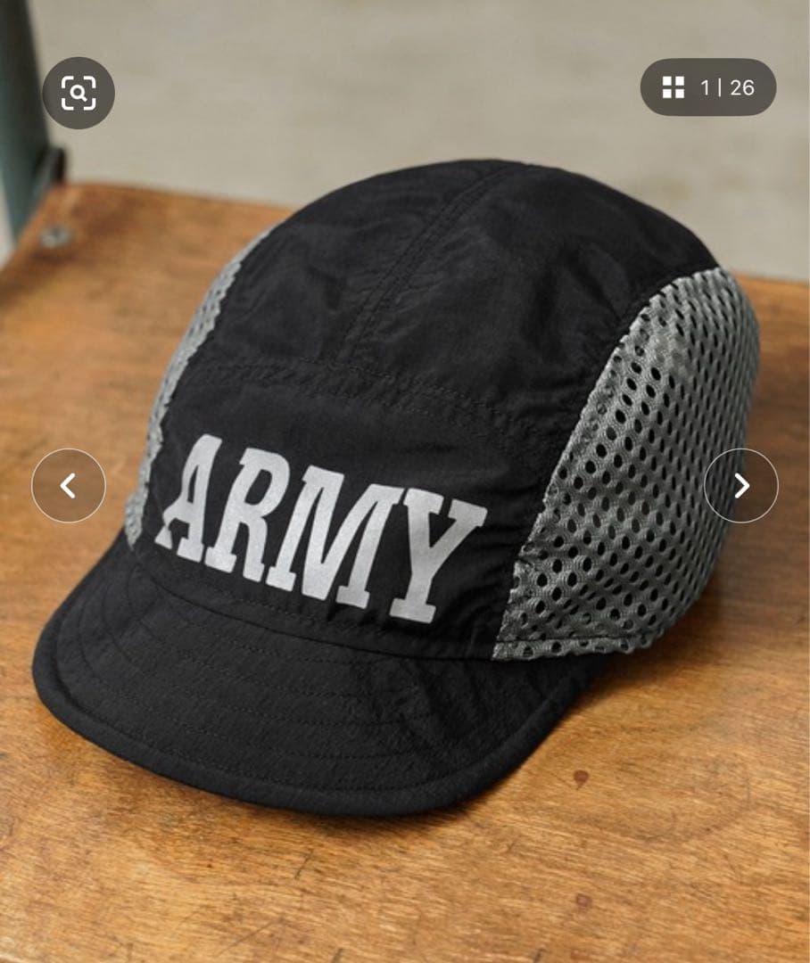 ワイパーインク リメイク ランニングキャップ BLACK WAIPER