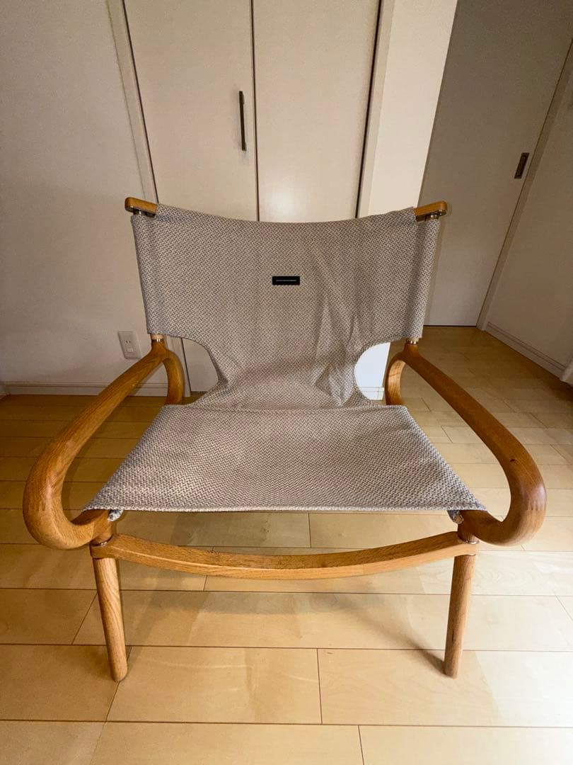 ikiki イキキ　グランドチェア オーク ファブリック テクスベージ