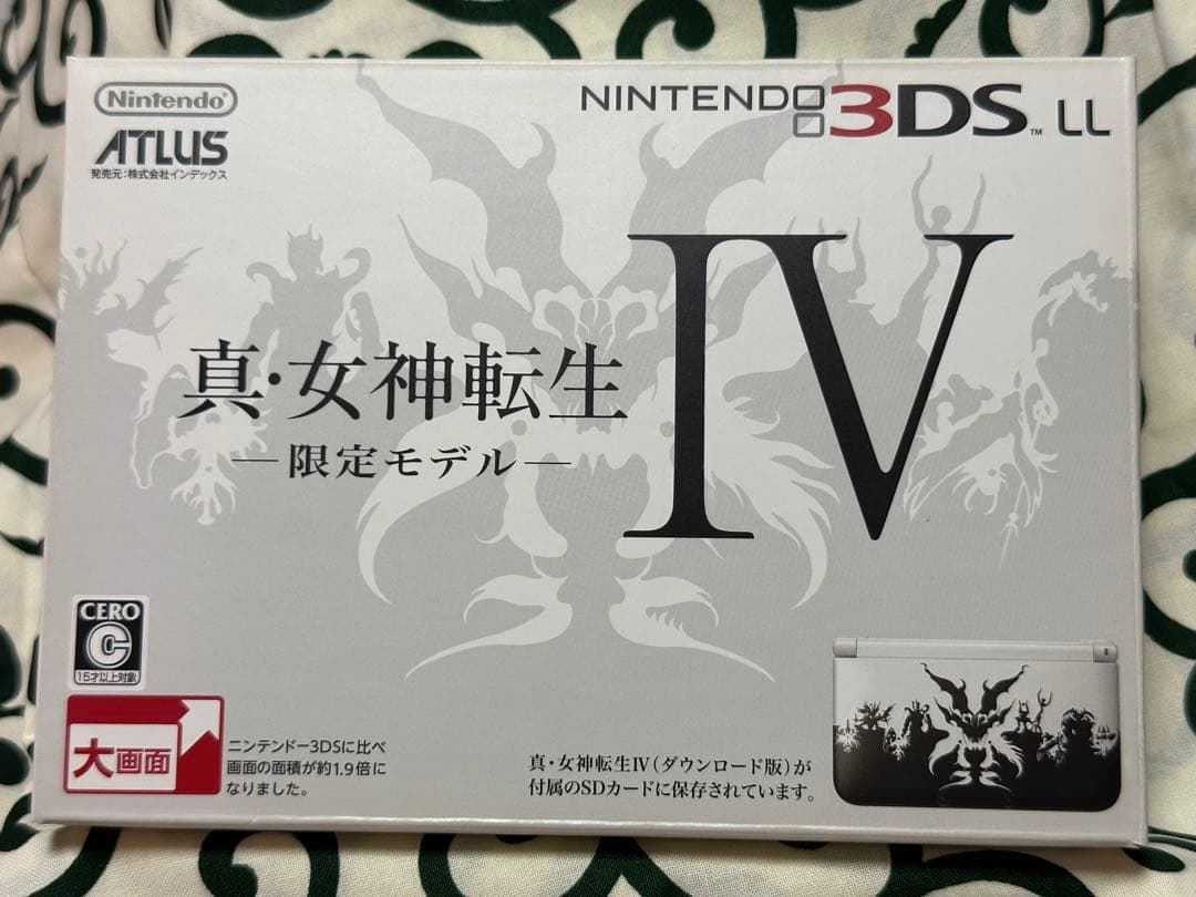 ニンテンドー3DS LL 真・女神転生IV 限定モデル 未使用 起動確認済