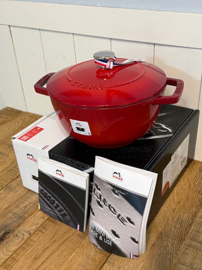 新品 ストウブ Wa-NABE L チェリー 20cm 40501-072