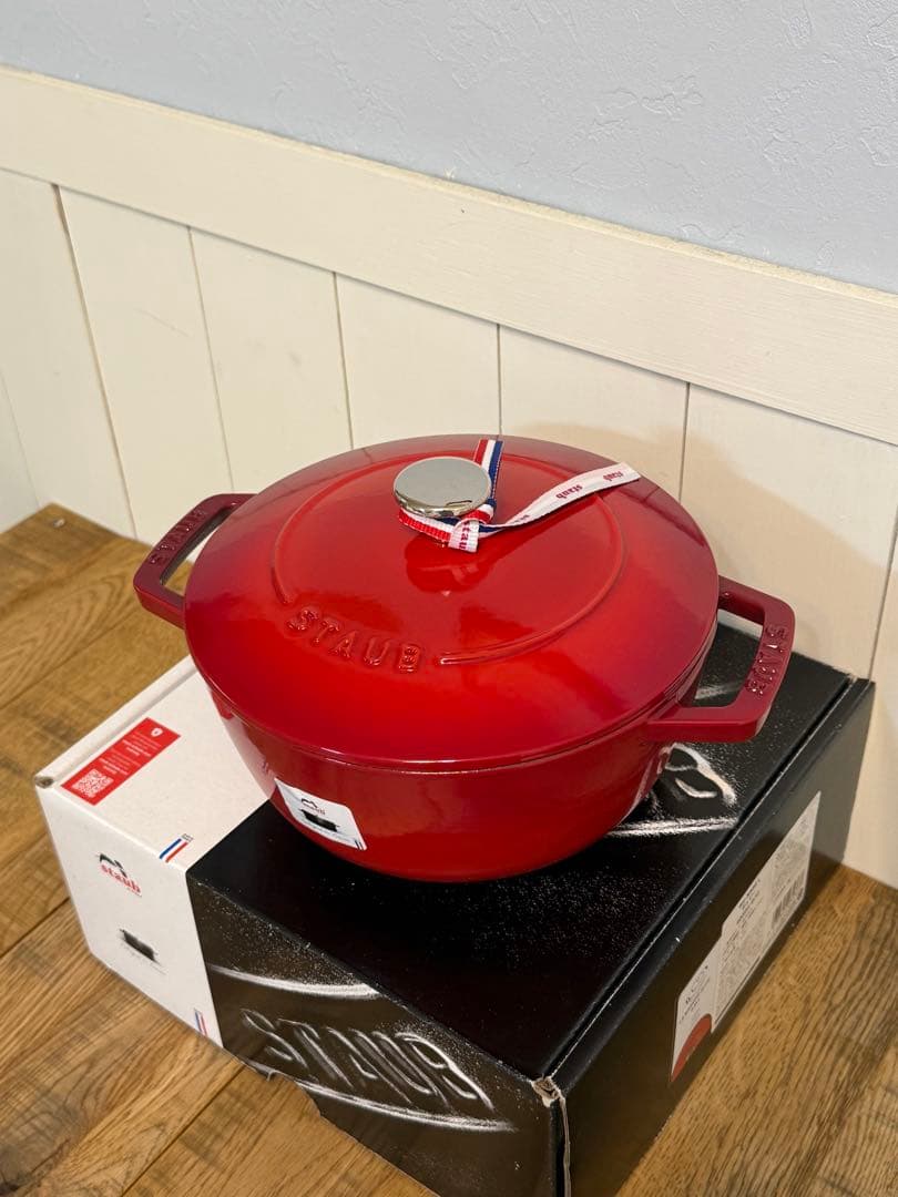 新品 ストウブ Wa-NABE L チェリー 20cm 40501-072
