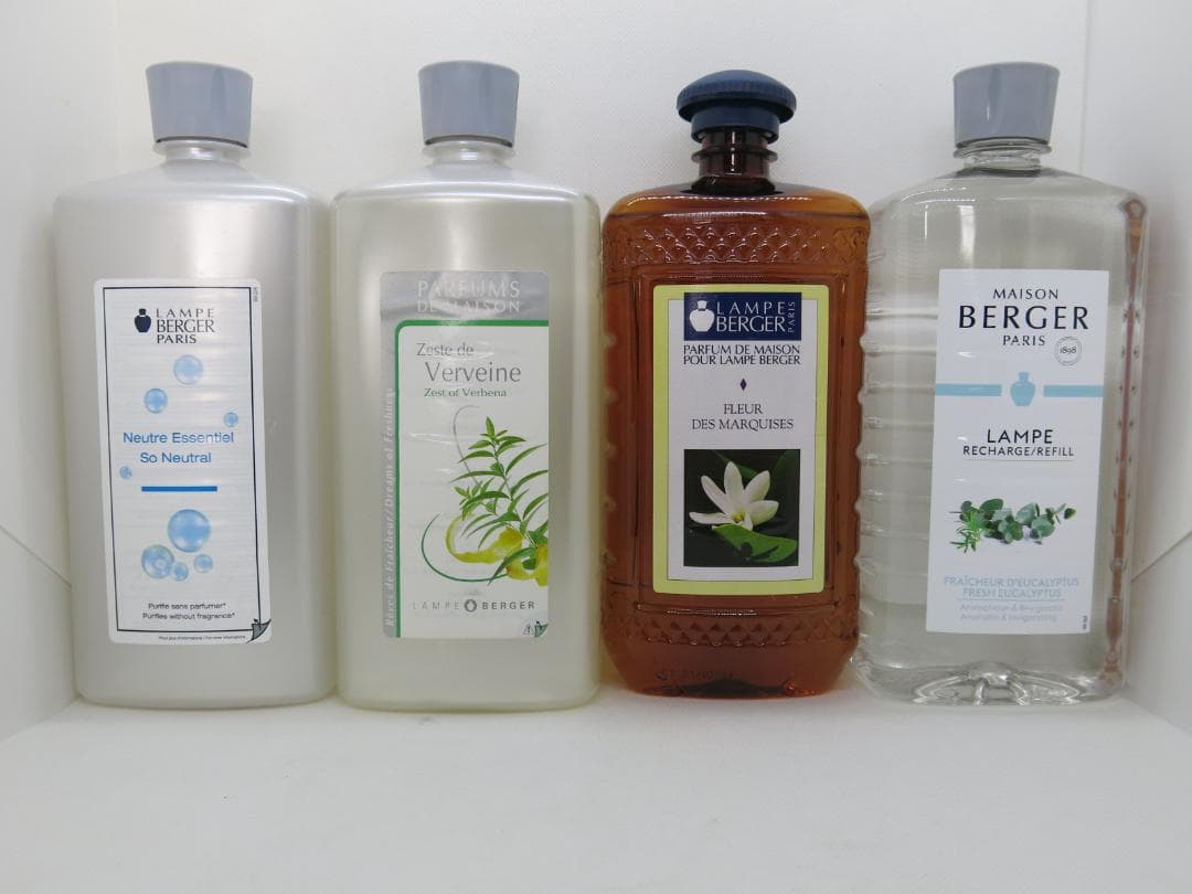 ★ランプべルジェ★ 未使用 ランプオイル１リットル 4本 廃盤ボトル 希少
