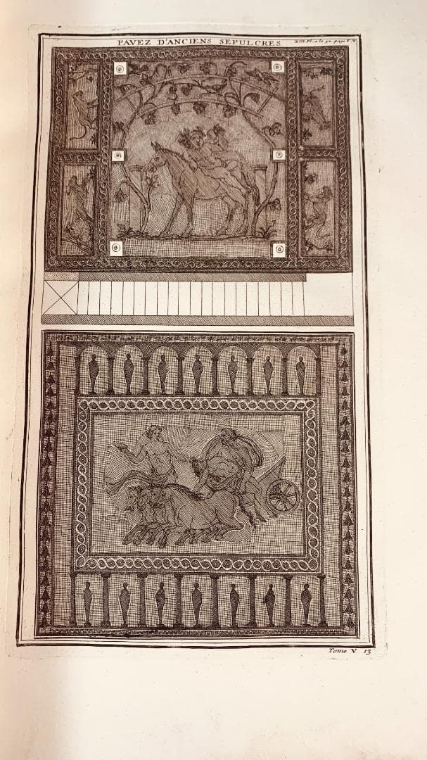 1719年に出版された「図解された古代」第5巻