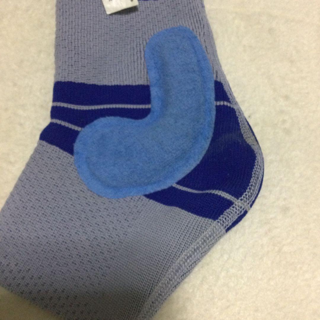 BAUERFEIND 足首、膝用サポーター 2つ　グレーと青のコンビネーション