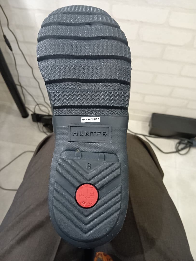 未使用　ハンター　レインブーツ