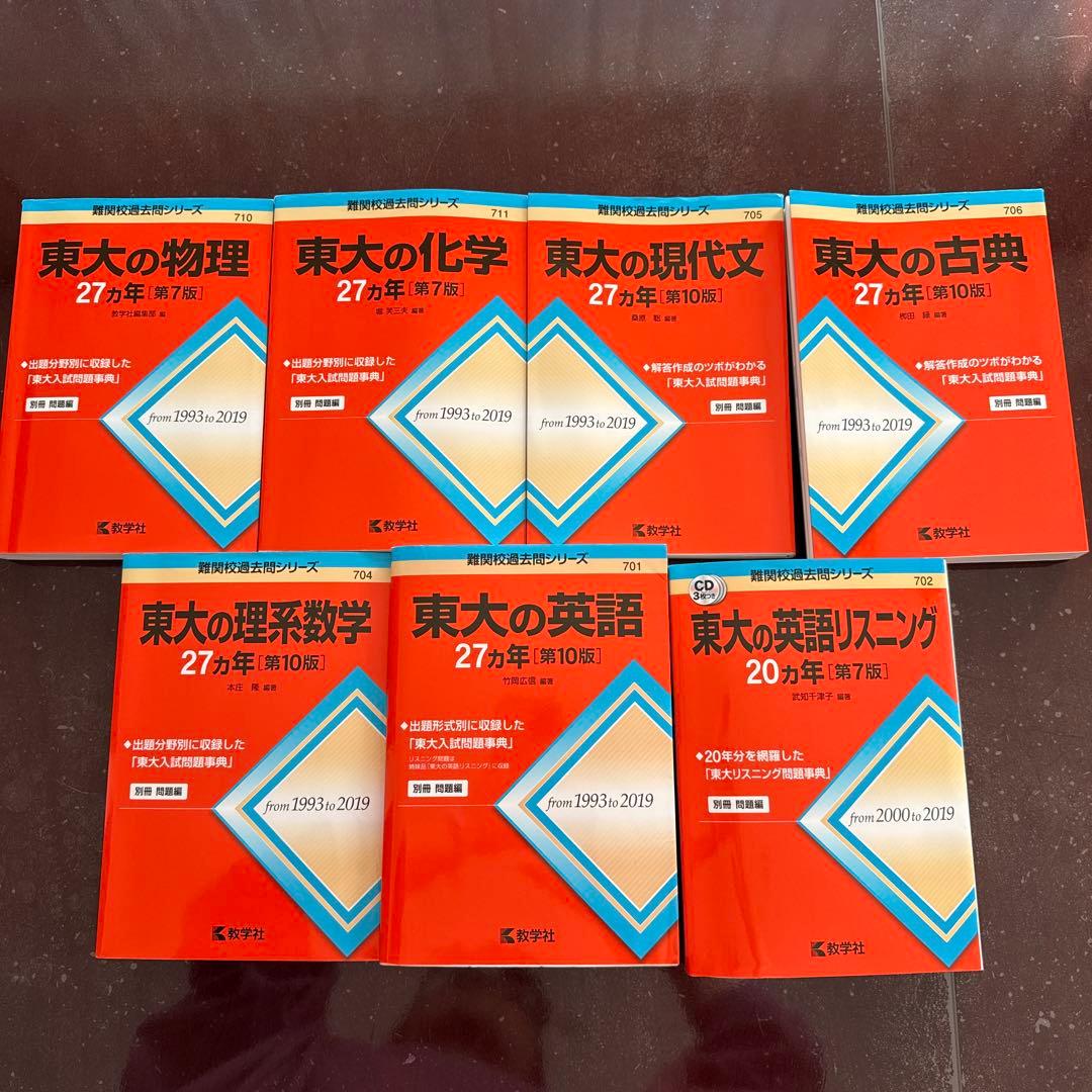 東京大学 赤本セット 27ヵ年