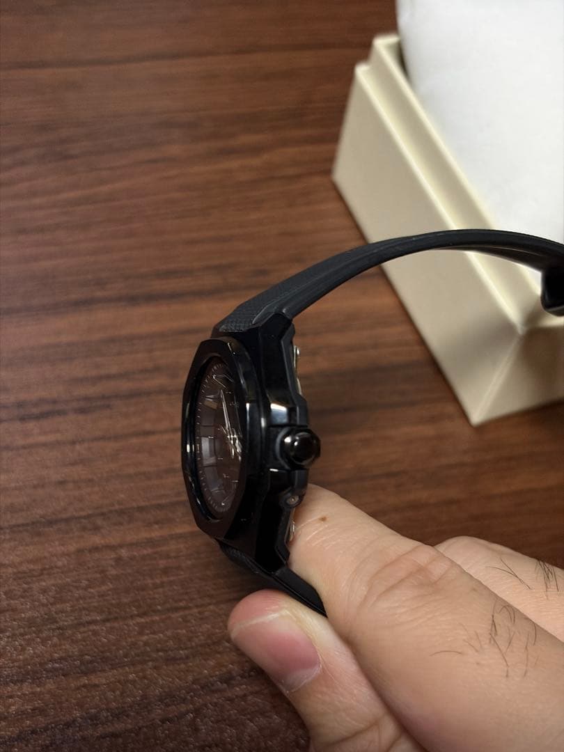 CASIO G-MS BABY-G ブラックMSG-350W 電波ソーラー　防水