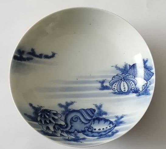 後期鍋島　5寸皿　貝