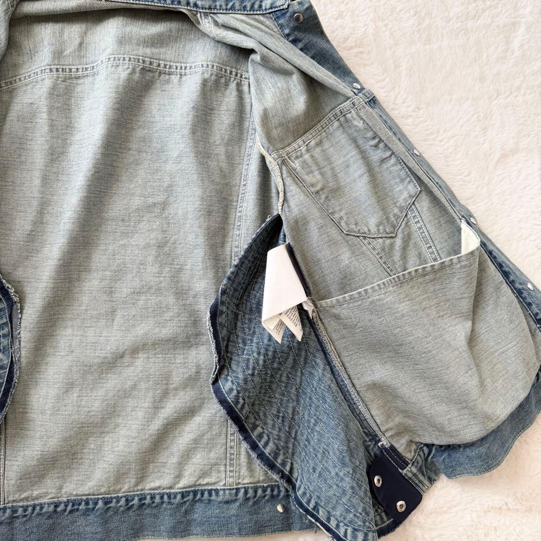 サカイ sacai サイドジップ デニムジャケット size2