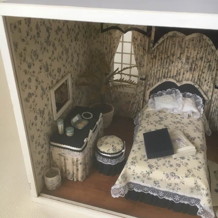 ドールハウス ヨーロピアンスタイル ヨーロピアン ヴィンテージ 花柄 小さな花柄