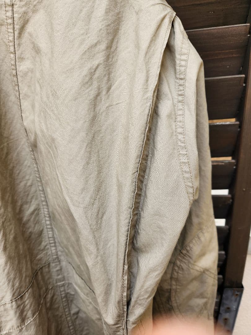 エンジニアードガーメンツ ノーカラーシューティングジャケット