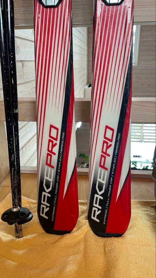 カービングスキー板ELAN大人ジュニア男性150cmセットビンディングストック