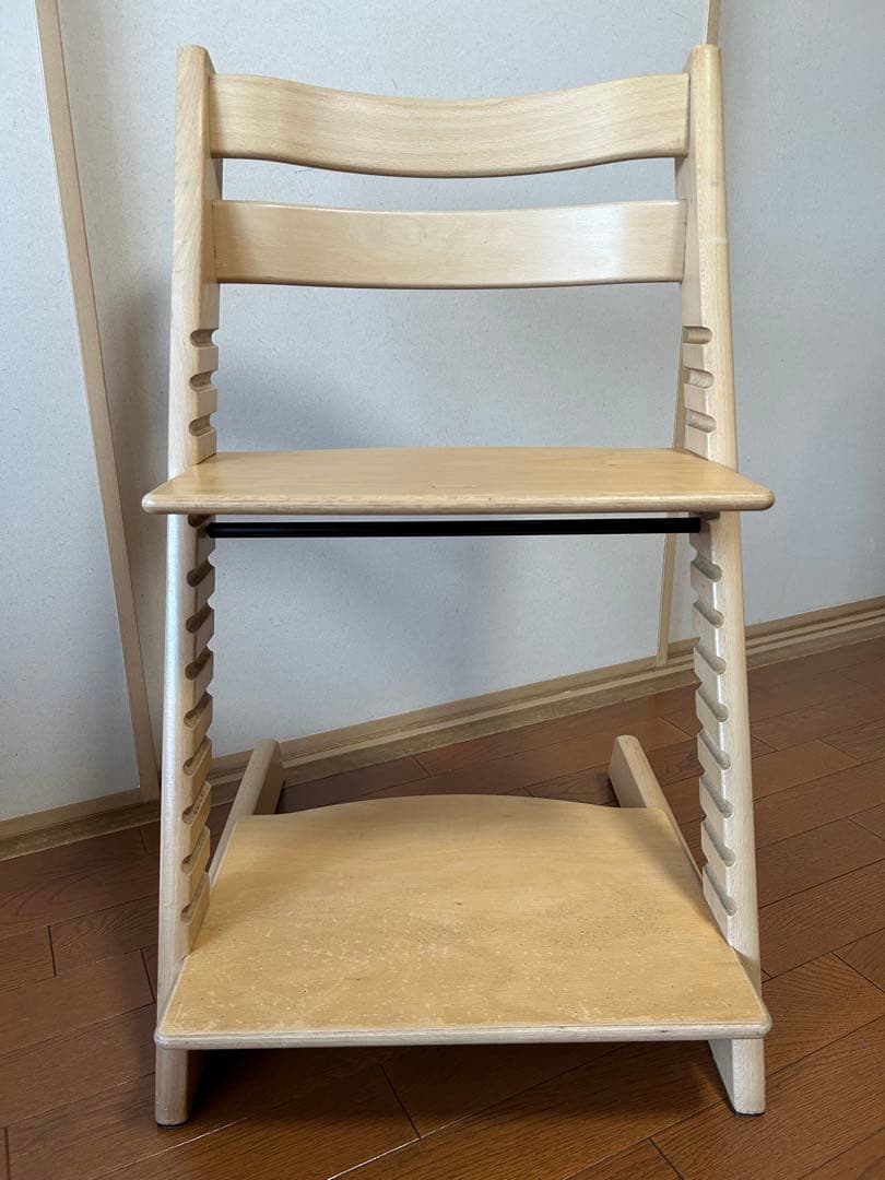 ストッケ　トリップトラップ　ナチュラル【シリアルNo.4、六角レンチ・説明書付】