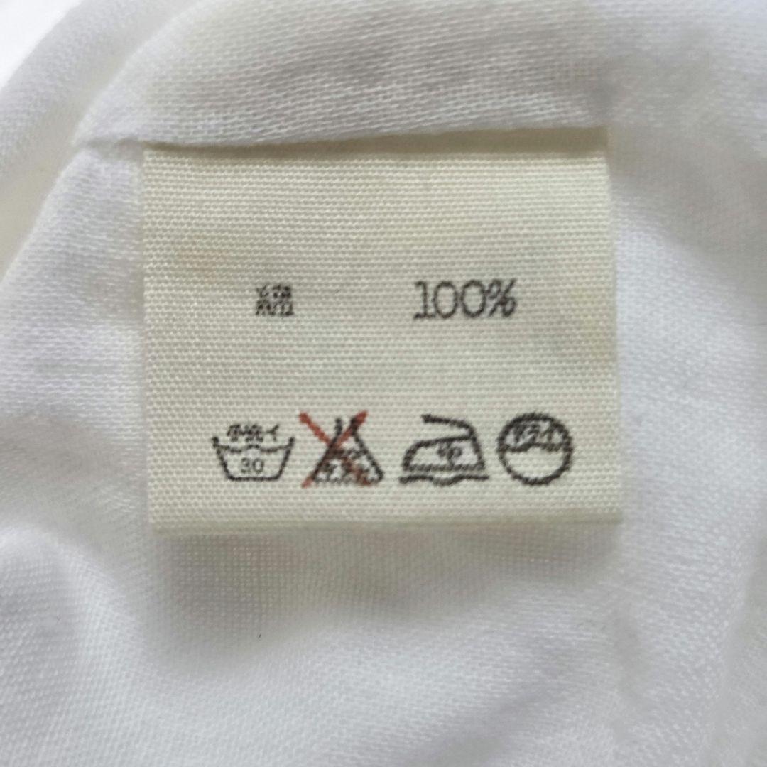 45rpm コットンシャツ ピンタック 白 サイズ3 L