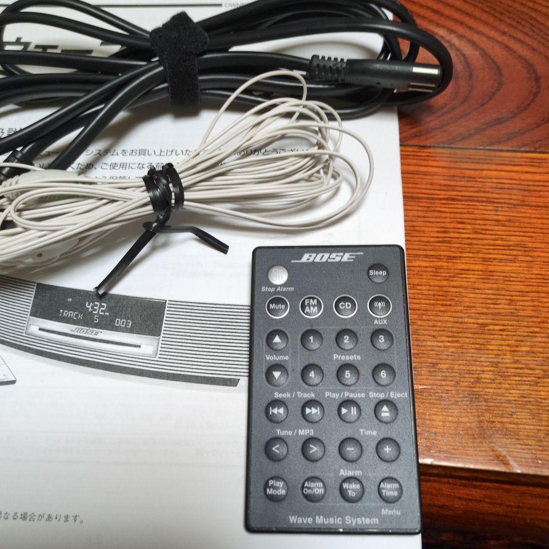 BOSEWave Music System動作品純正リモコンコードアンテナ取説