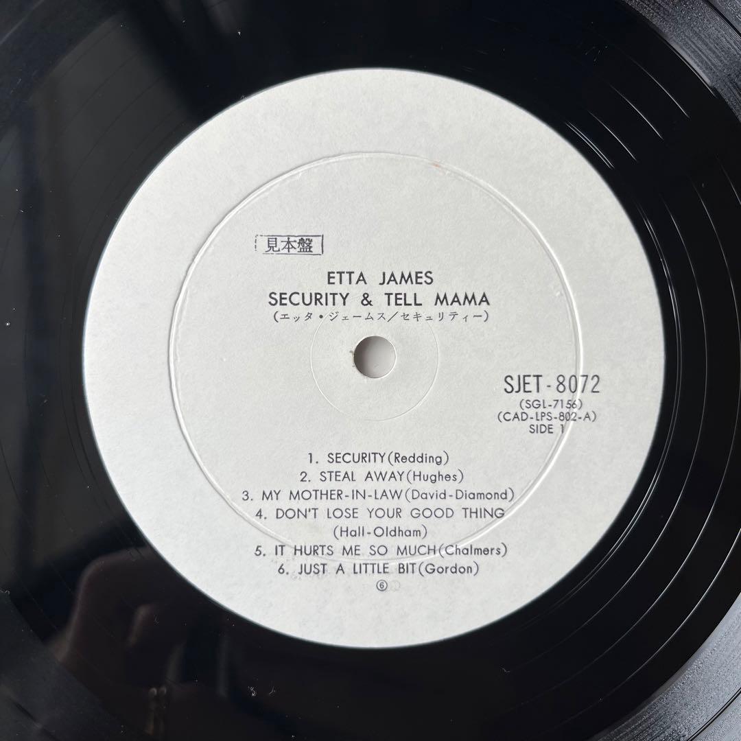 国内オリジナル盤60sソウル【Etta James・Tell Mama