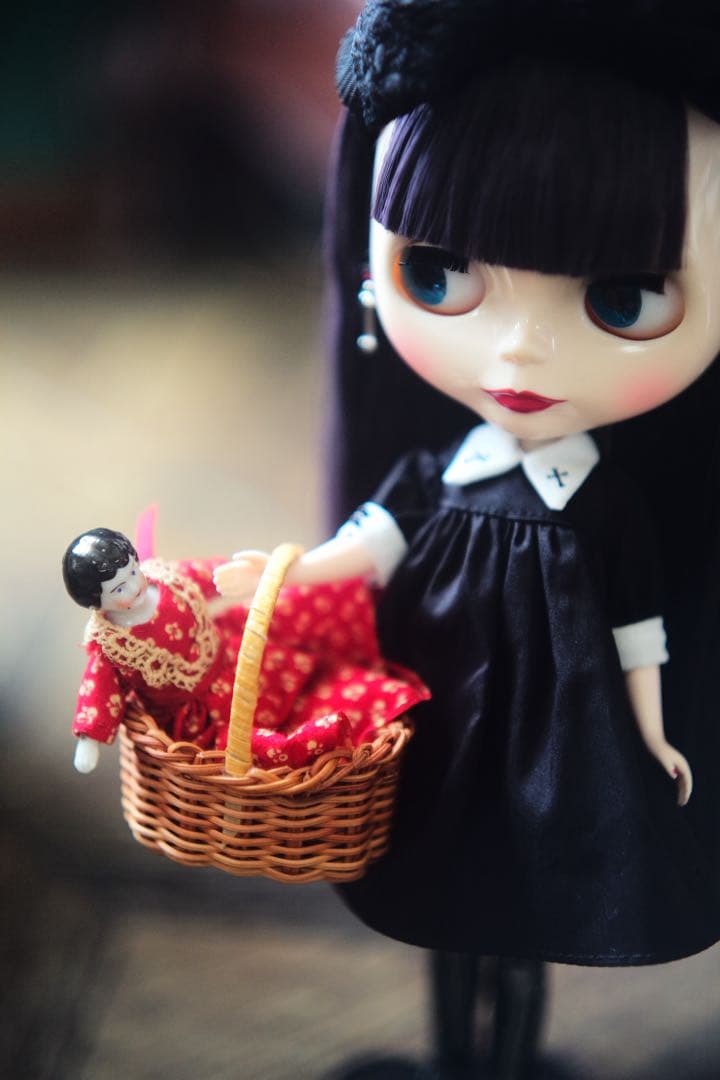 チャイナヘッドドール ビスクドール ミニチュア ドールハウス ブライス