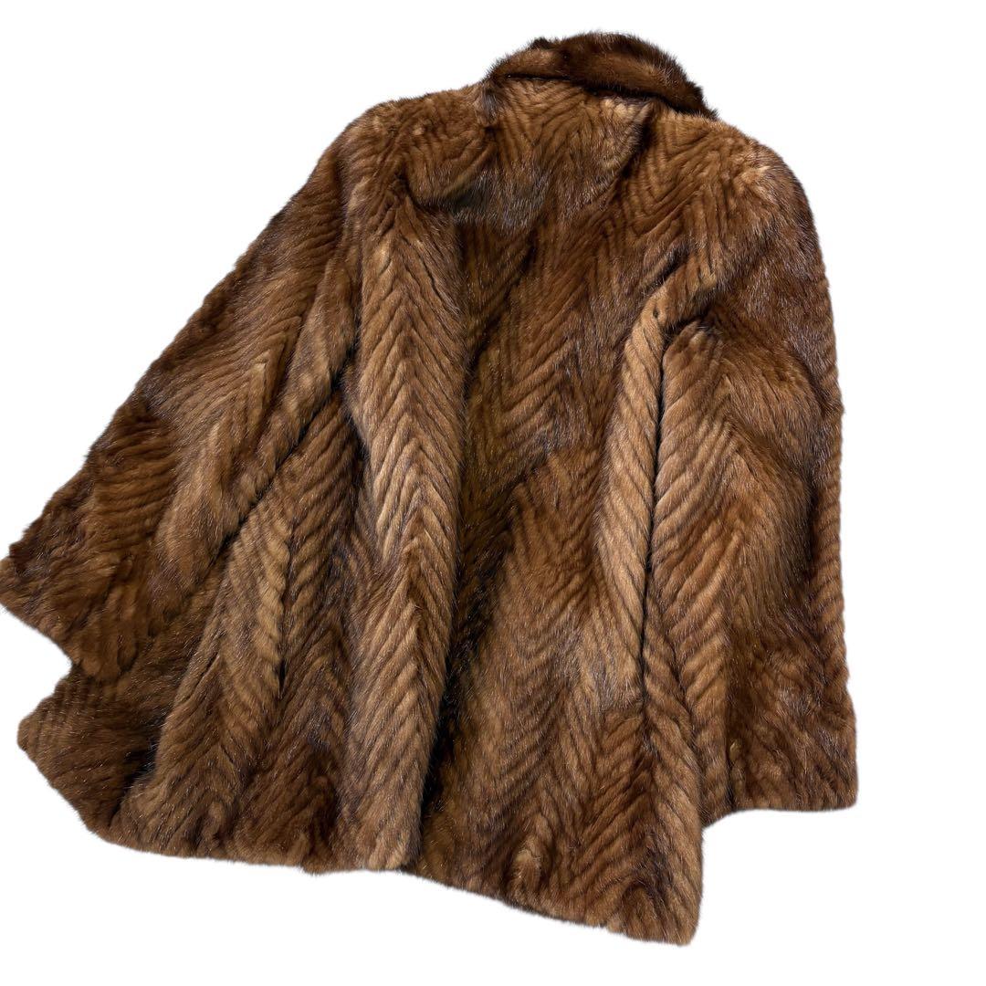 SAGA MINK サガミンク ミンクファーコート ロングコート 毛皮 11