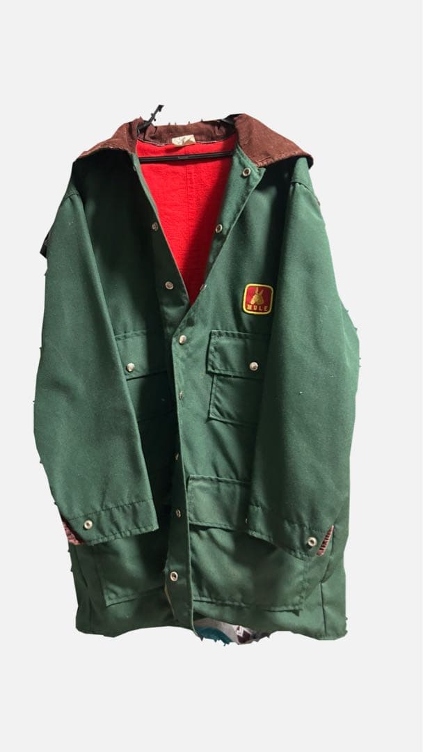 緑色ハンティングジャケット