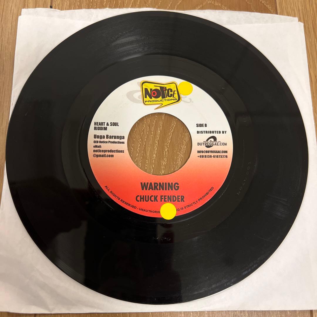 洋楽 JAH CURE FROM MY HEART / CHUCK FENDER